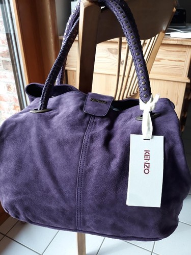 Sac kenzo cuir nubuck - kenzo,