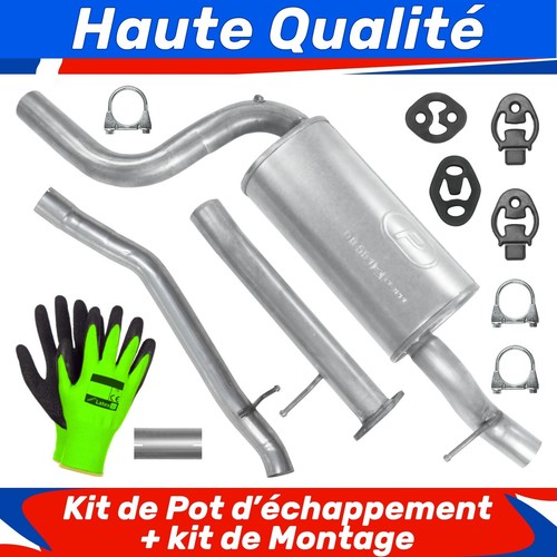 Kit pot échappement pour - pot, d'échappement