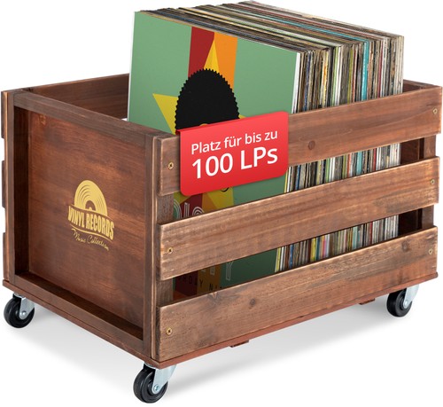 Caisse range bois retro - bois,