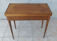 Table à jeu en noyer époque