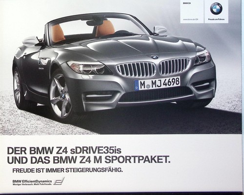 Ef2054 brochure bmw - z4, e89