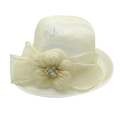 Chapeau capeline mariage - chapeau, noeud