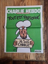 Charlie Hebdo Journal Parution du 14 Janvier 2015 N°1178 "Tout est pardonné"