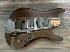 1998 Ibanez S540-QS Body Transparent Noir HSH Acajou Fabriqué au Japon Fujigen