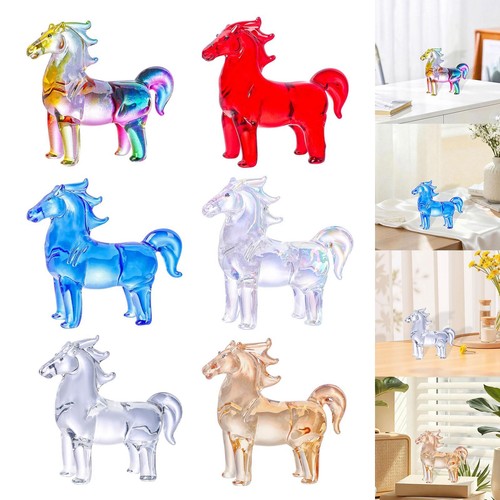 Figurine cheval verre - cheval, en