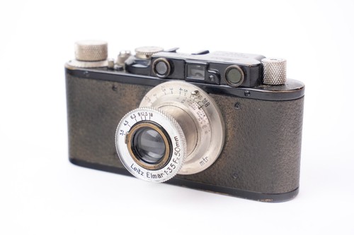 Appareil photo leica - ii, noir