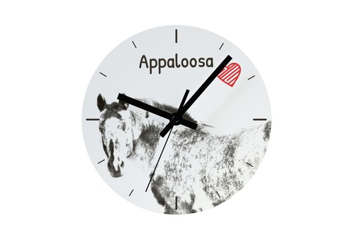 Appaloosa horloge avec une