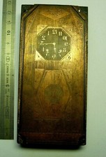 Plaque gravure horloge clock uhr regulateur carillon watchmaker Uhrmacher 9