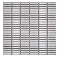 Céramique Mosaïque Baguettes Rétro 50er 60er Ans Vieux Blanc Brillant 10 Nattes