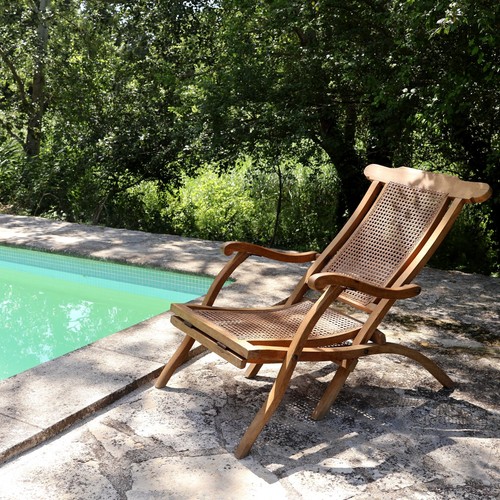 Chaise longue transat bois - transat,