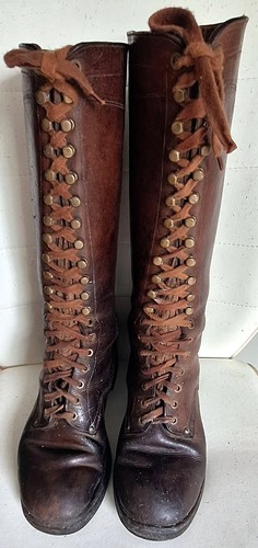 Paire botte cuir - cuir, officier