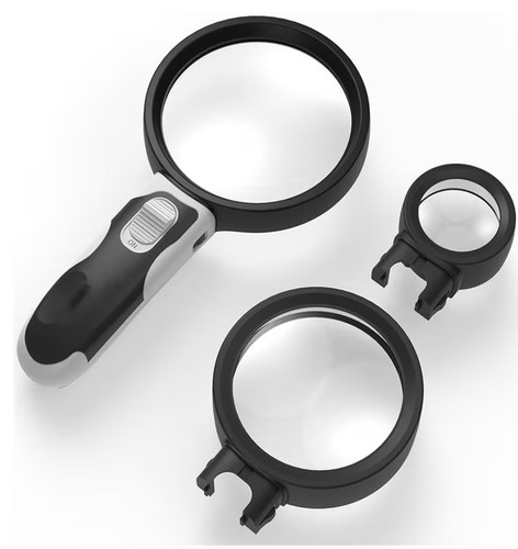 Loupe lecture avec - loupe,
