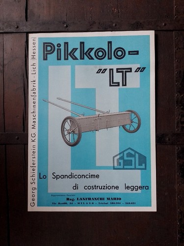 épandeur engrais pikkolo - À,