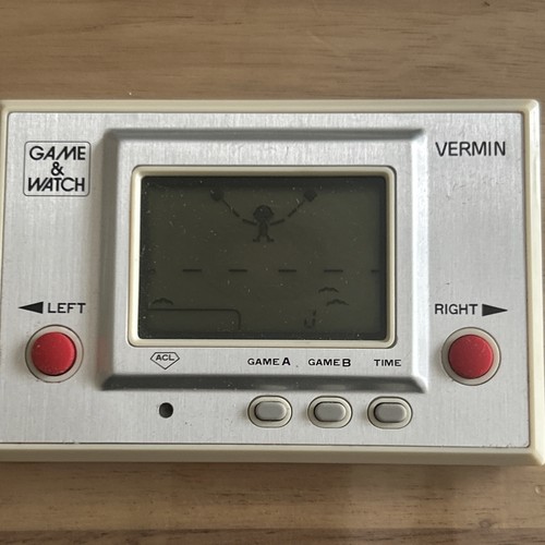 Nintendo game watch vermin - nintendo,