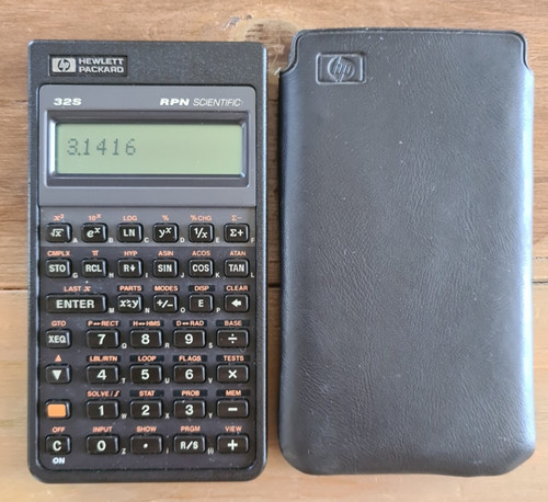 Hewlett packard 32s rpn - packard,