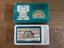 NINTENDO GAME & And Watch Green House w/ BOX 1982 JAPAN