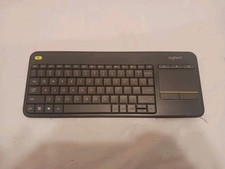 Logitech K400 Plus Wireless Keyboard for PC/TV/Laptop w/Touchpad Plus Receiver