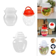Pot de Kimchi pour choucroute, pot de stockage de choucroute avec couvercle,