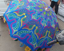 Garden Parasol Purple Multi