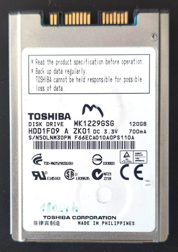 Disque dur toshiba - 1,8",