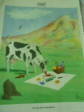 Press Drawing 2004 Picnic in the Alpes Maritimes Humour