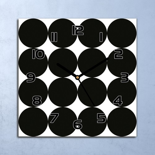 Horloge murale verre - en,