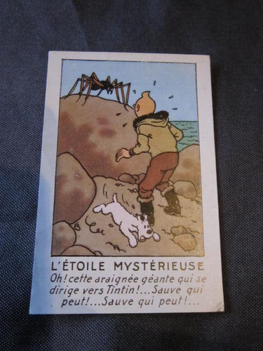 Tintin chromos etoile - tintin,