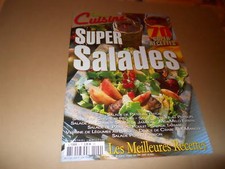 MAGAZINE DE CUISINE - SUPER SALADES - 70 recettes