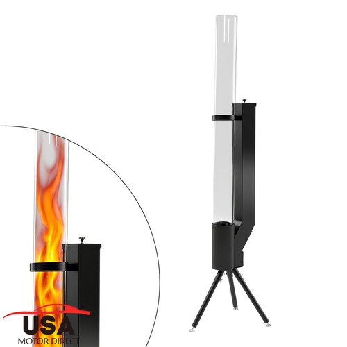 Black wood pellet patio - pellet, heater