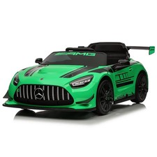 Voiture Électrique 12V MERCEDES AMG GT3 Verte Conduite Réaliste Pour Enfants