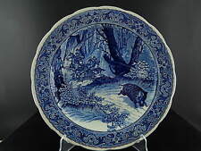 Plat Parata Delfts Céramique Royal Sphynx Holland Boch Frères La Chasse CM 31