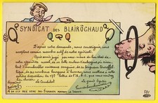 cpa Humour CARTE de MEMBRE