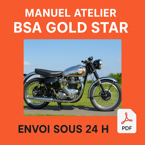 Manuel atelier bsa gold star - atelier,