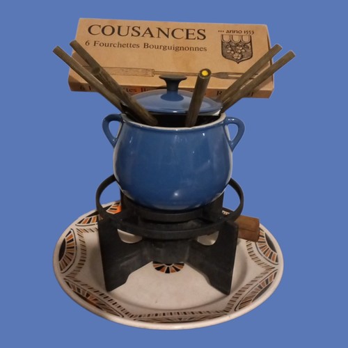 Service fondue fonte - service, à