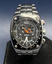 Vintage Seiko 7L22-0AD0 Sportura Kinetic Chronograph Automatic Date Watch - Work