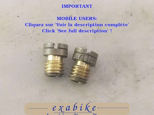 Gicleurs principaux pour - principaux, honda