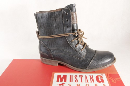Mustang bottes bottines grises - mustang,
