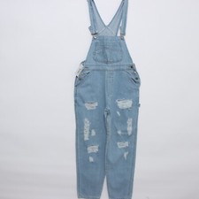 Salopette LONDON (Cod.S1361) Tg.M Usagé Homme Taille Haute Denim Personnalisé