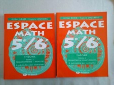 Lot de 2 livres Espace Math