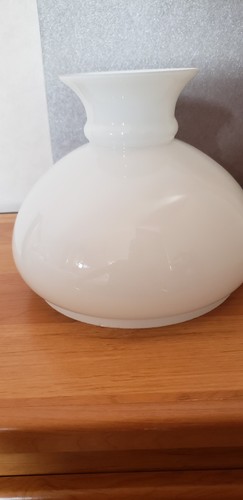 Globe abat jour verre blanc