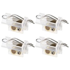 Lot de 4 stores transparents