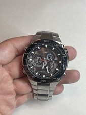 CASIO EDIFICE EQW-M1100 (5122) Tough Solar Wave Ceptor Wristwatch Metal Band