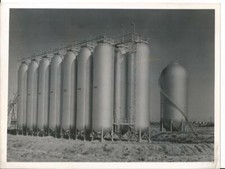 Large Antique Photo - Gas Tank