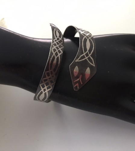 Bracelet serpent art - déco, en