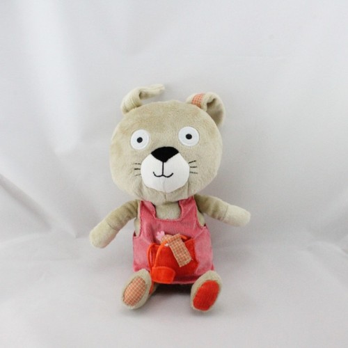 Doudou lapin beige rouge - , poule