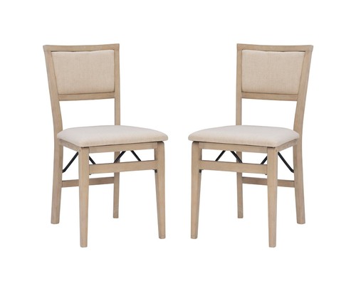 Folding dining chairs set 2 - of,