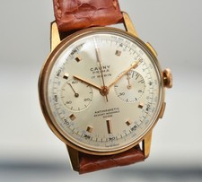 Cauny Vintage Chronograph! Classic 37mm Case! Landeron 248 Movement! Rare Dial!