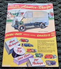 1948 Chevrolet Dubl-Duti Step-Van Delivery Truck Chassis Original Brochure