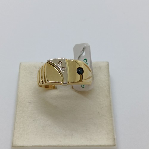 Bague homme jaune et - bague, or