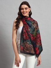 Écharpe Papillon En Soie De